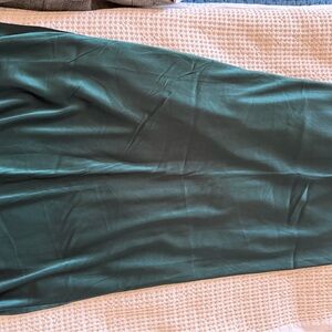 Madewell Green Midi Skirt